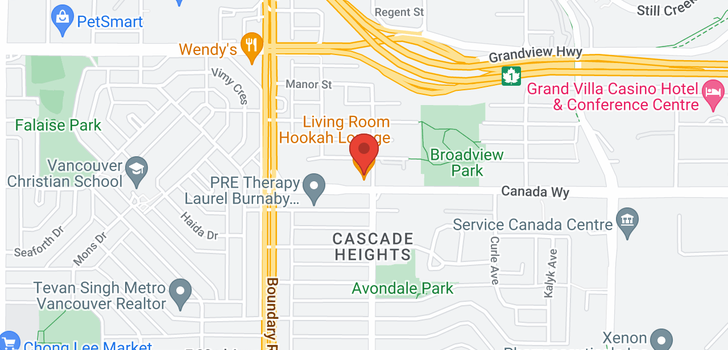 map of 109 3225 SMITH AVENUE
